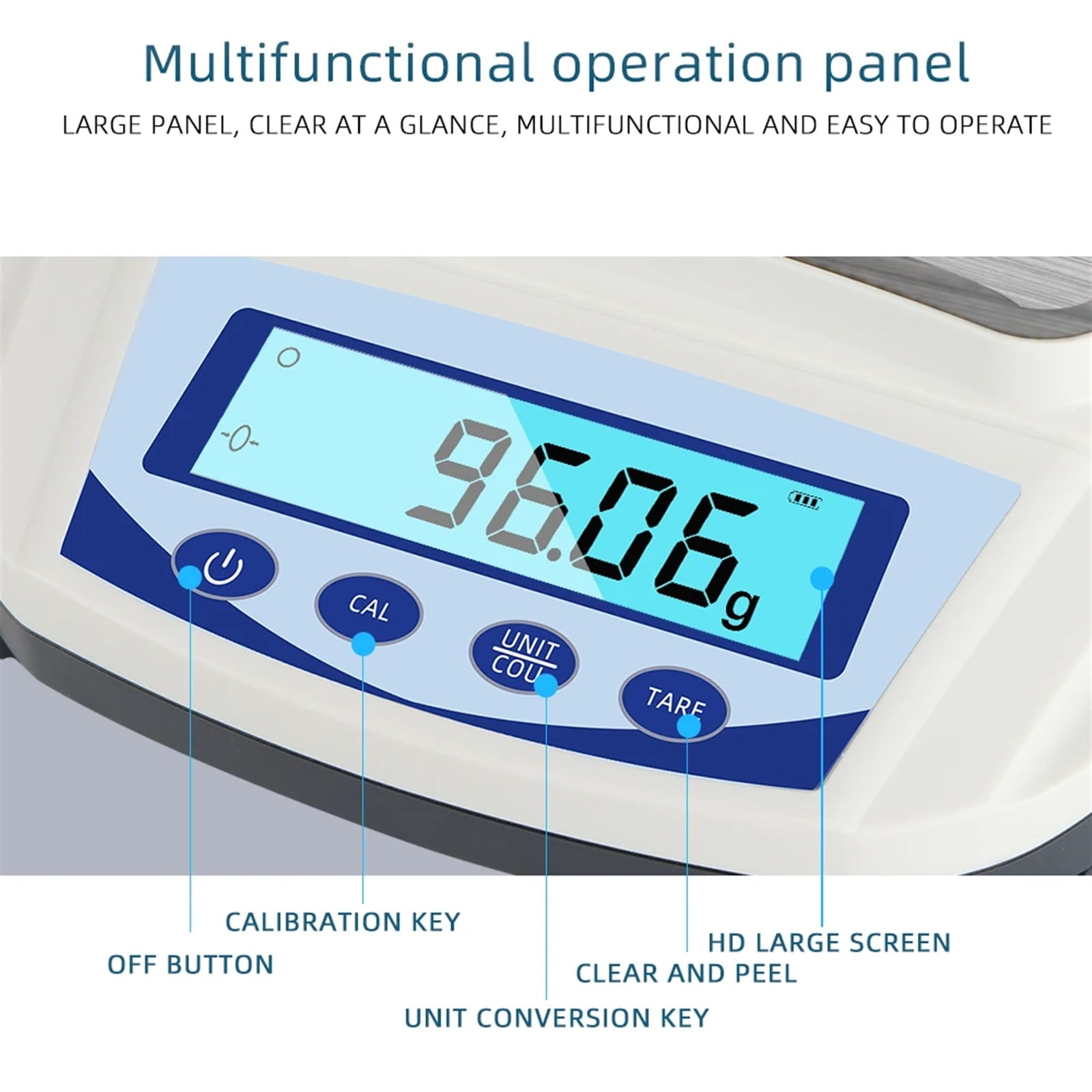 1000g/0.01g Electric Scales High Accuracy Portabl Digital LCD Electric Balance Scale For Foods Gold Jewelry Tea Weighing Tools ,Sturdy & Easy to Read