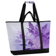 thumbnail image 2 of Extra-Large Wide Opening Design Capacity Hand-Held Ice Pack Thickened Insulation Layer For Long-Lasting Cold Retention For Outdoor Shopping Picnics And Camping Watercolor Lavender Clip Art, 2 of 8