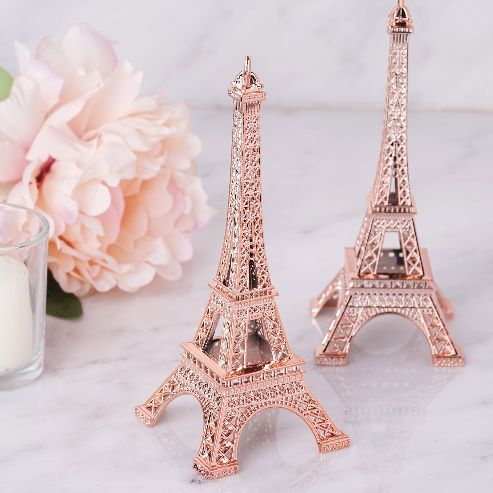 10" ROSE GOLD Eiffel Tower CENTERPIECE Wedding Party Wholesale Supply SALE 
