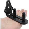 thumbnail image 5 of Guía de puerta corrediza ajustable Dinheiro - Accesorios de riel guía con cojinetes de montaje en pared ajustables, parte inferior de acero inoxidable con tornillos adecuados para espesores de 2,5 a, 5 of 5