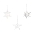 thumbnail image 1 of TIELUTT Christmas Decorations Christmas Tree Acrylic Transparent Snowflake String for Balloons Christmas Star Ornament Hanging Chandelier Stain Glass Window Large Hanging Beads, 1 of 7