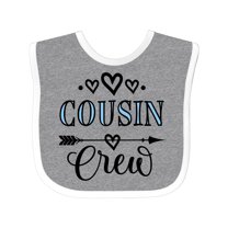 Inktastic Cousin Crew Girls Baby Bib
