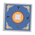 thumbnail image 3 of Cubierta de mesa con reducción de ruido, tapete Mahjongg, cubierta profesional para mesa de juego Mahjong, mantel Mahjong para juegos de escritorio, Azul B, 3 of 8