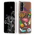 thumbnail image 1 of TalkingCase Slim Phone Case Compatible for Samsung Galaxy S21 5G, S30,(Not S21+,S21 Ultra),Sticker Print,Lightweight,Flexible,Soft, USA, 1 of 7