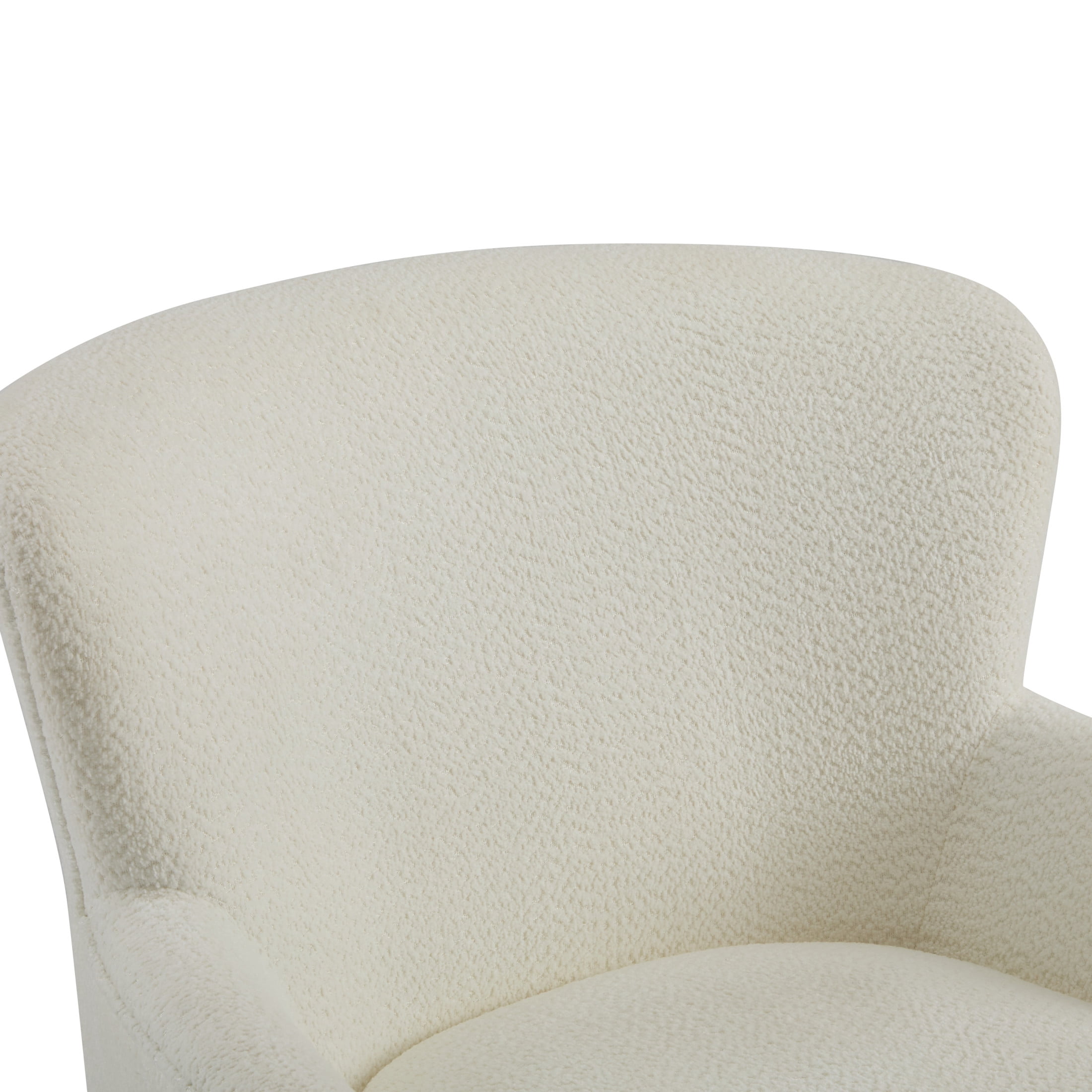 Christopher Knight Home Accent Chair with Ottoman, Tapered Wood Legs, Off White