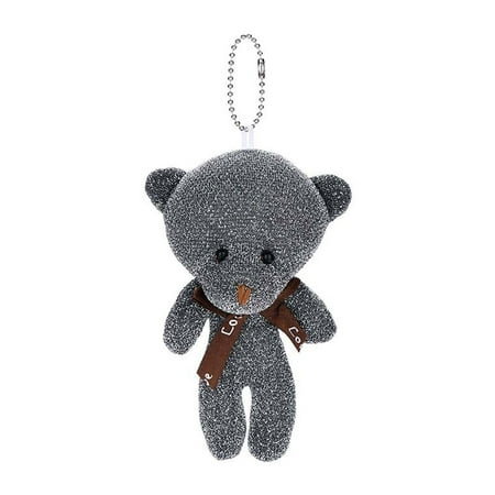 

Cartoon Mini Bear Plush for Doll Bow Tie Cotton Stuffed Toys Kids Girls Gifts Pendant Decorations for Handbag School Bag