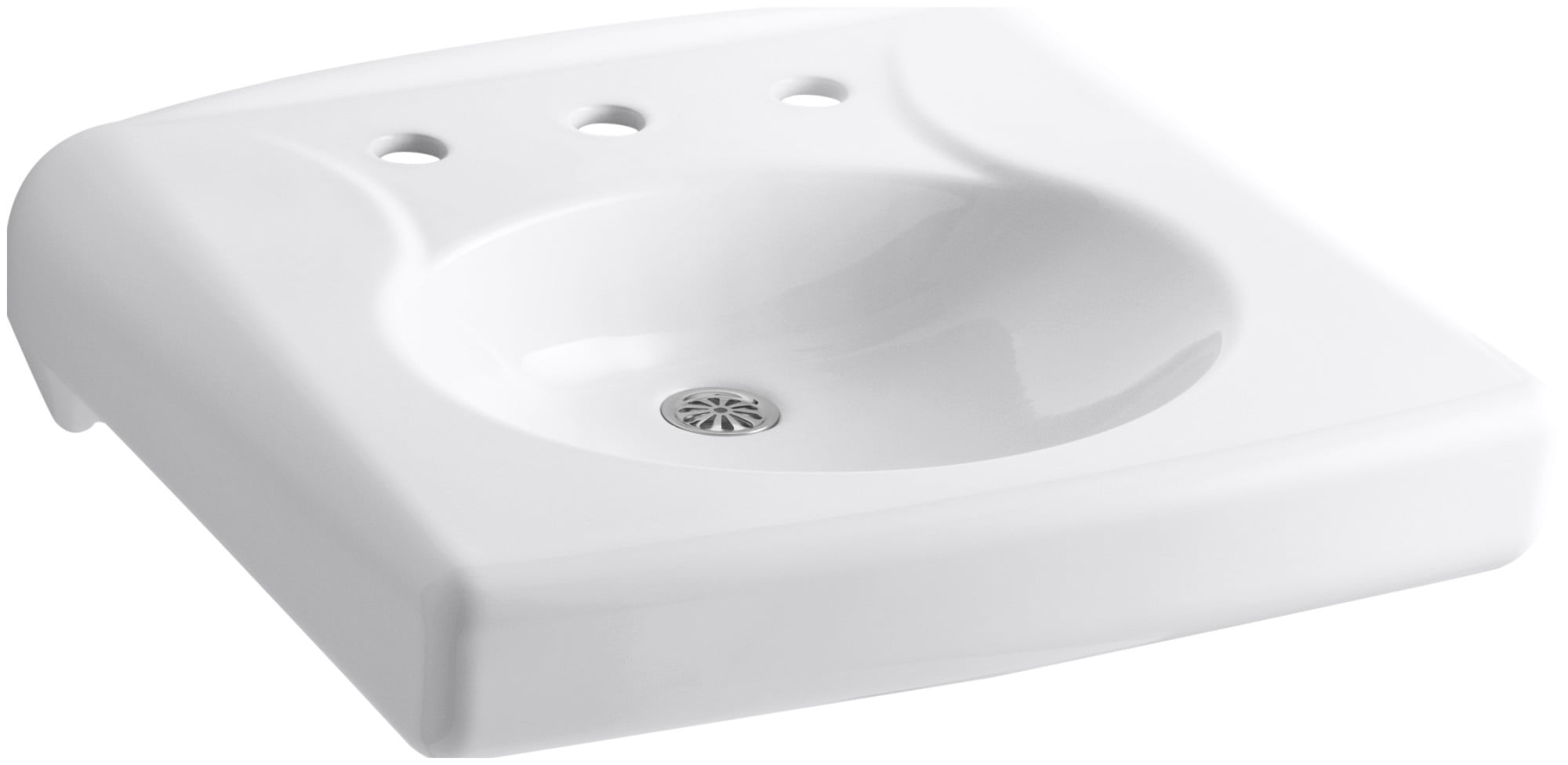 Kohler K19978N Brenham 143/8" Wall Mounted Bathroom Sink White
