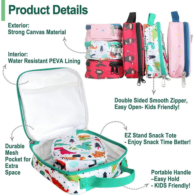 Dinosaur Reusable Sandwich Bags, Reusable Snack Bags Dinosaur, Reusable Kids Snack Bags Dinosaur, Sandwich Reusable Bags, Reusable Kids Snack