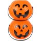 thumbnail image 3 of Jack-O’-Lantern Buckets Pumpkin Pail Large For Halloween Parties Orange 17cm Candy Holder 2Pcs, 3 of 5