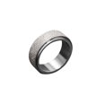 thumbnail image 1 of Qarigey Anillos para hombre, adorno de mano elegante, anillo de acero de titanio para hombre exquisito, accesorio de decoración de moda, Ropa, zapatos y accesorios Miscelánea Plata 18 mm, 1 of 6