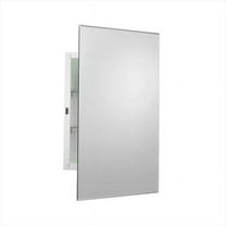 16 in. Frameless Mirrored Swing Door Medicine Cabinet