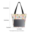 thumbnail image 5 of Kdxio Colorful Donuts Women Reusable Grocery Bags Foldable Ripstop,Reusable Shopping Bags for Shopping,Gym,Gift, 5 of 8