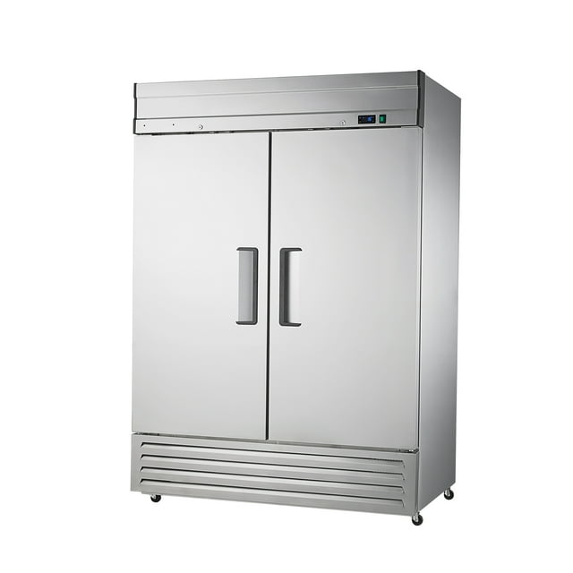 5O7O MER49 54 3/16" Two Section Reach In Refrigerator, (2) Right/Left Hinge Solid Doors, 115v