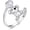 Koala, variant on Koala Ring 925 Sterling Silver Cute Koala Adjustable Open Ring Koalas Bear Jewelry Gifts for Women