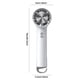 thumbnail image 4 of Mini Ventilador Mano Con Gancho Enfriador Aire Portátil Recargable 2000mAh () Blanco, 4 of 6