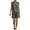 Gray#womens vacation outfits 2 piece, variant on Moxiu Women 2 Piece Short Sets Linen Cap Sleeve V Neck Tops Matching Shorts Set Business Office Suit Summer Work Formal Outfit Navy,M