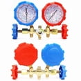 thumbnail image 4 of Kit de manómetro de carga de refrigerante de CA de 3 vías R410A compatible con manómetros de refrigeración R-404A y R-134A, 4 of 5
