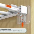 thumbnail image 4 of Shelf Support Pegs, 15pcs Shelf Support Brackets Self-adhesive L-shaped Support Triangle Bracket Shelf Support Racks Sticky Hooks (2.36in/6cm), 4 of 5