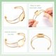 thumbnail image 5 of 10 piezas de bandejas de latón en 5 colores para brazaletes, compatibles con cabujones redondos de 25 mm para la creación de pulseras y joyería DIY para hombres y mujeres., 5 of 9