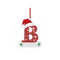 thumbnail image 3 of Xiwaer 26 English Letters Christmas Pendant Mask Snowman Christmas Tree Pendant Wine, 3 of 10
