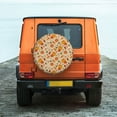 thumbnail image 6 of Naloa Fall Autumn PVC Leather Spare Tire Wheel Cover Spare Tire Cover, for Car Truck SUV Camper Trailer Universal Fit(14-17in)-14 inch, 6 of 6