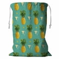 thumbnail image 1 of ABPHQTO Bolsa de lavandería con cesta de almacenamiento de piña geométrica con cordón 45x60 cm, 1 of 3