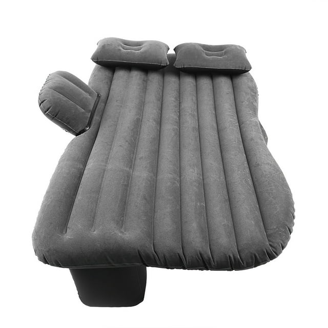 Inflatable Bed, PVC Car Inflatable Air Mattress Bed BackMattres Car Air Bed with Electric Air Pump Compatible for Most Cars SUV Van