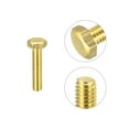 thumbnail image 4 of Unique Bargains Brass Hex Bolts, M4x20mm 5 Pack Fully Thread Grade 4.8 Machine Screws, 4 of 4