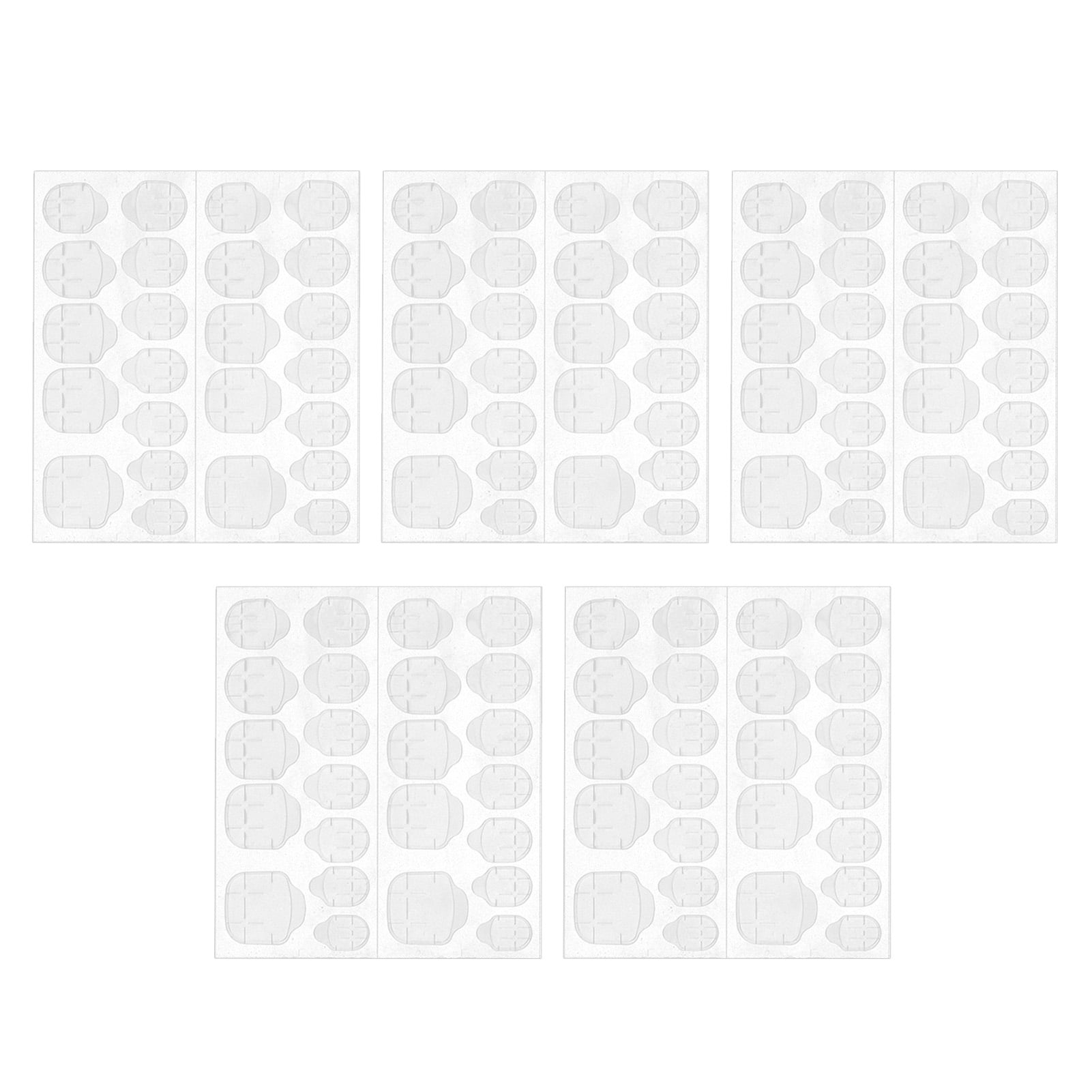 Fake Nail Adhesive Tab,24PCS Nail Glue Sticker Fake Nail Tape Nail Art Adhesive Tab Exquisite Design