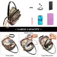 thumbnail image 5 of FORMRS Crossbody Bag for Women Quilted Travel Shoulder Cell Phone Purse with Chain Strap Handbag, Baseball Pattern, 5 of 7