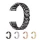 thumbnail image 2 of Matsuzay correa de reloj de sólida de acero inoxidable, diamantes de imitación, Kit de reparación de correa de reloj, repuesto para Relojes inteligentes Dorado, 2 of 6