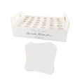 thumbnail image 3 of QualitChoice Paper Confetti Cone Holder Box Including Holder Cones Decorating Events Making Moments Memorable With Fine Workmanship White 30 Holes, 3 of 6