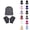 Grey, variant on Kids Winter Knit Hat and Gloves Set Warm Thickened Beanie with Matching Gloves Soft Stretchy Thermal Outdoor Cold Weather Protection Gear for Boys Girls Age 2-8 Snow Ski Travel Daily Wear
