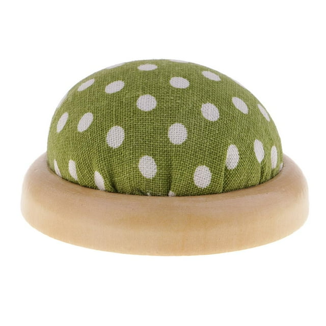 Rongfmy Coussin avec Support Base en Bois Couture DIY Vert