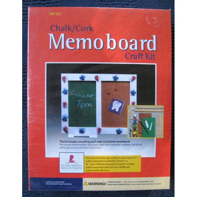 Kit de manualidades de pizarra de tiza / corcho Memo Board 813132001445