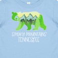 thumbnail image 4 of Inktastic Smoky Mountains, Tennessee Mountains and Bear Shape Boys or Girls Baby T-Shirt, 4 of 5