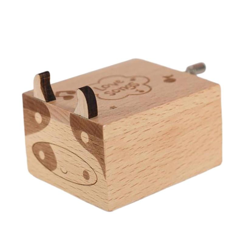 BEECH WOOD  JEWELRY MUSIC BOX  ♫ PART OF YOUR WORLD ♫