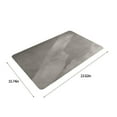 thumbnail image 3 of COFEST Bathroom Floor Mat， Diatom Mud Non-Slip Quick Dry Absorbent， Washable Suitable for Under Door Bathroom Floor Mat， In Front Of Bathtub， Shower Room， Sink Gray, 3 of 7