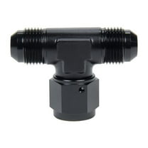 Allstar Performance ALL49651 4AN Male x 4AN Female Swivel Tee Swivel On Side Adapter Fitting - Black