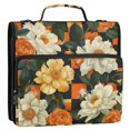 thumbnail image 5 of FORMRS Zipper Binder with Shoulder Strap 2-inch Ring 500 Sheet Capacity File Bag, Bright Floral, 5 of 5