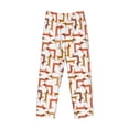 thumbnail image 4 of Xecao Dachshund Dog Men's Straight Lounge Pajama Pants: The Ultimate in Comfortable Sleepwear, 4 of 9