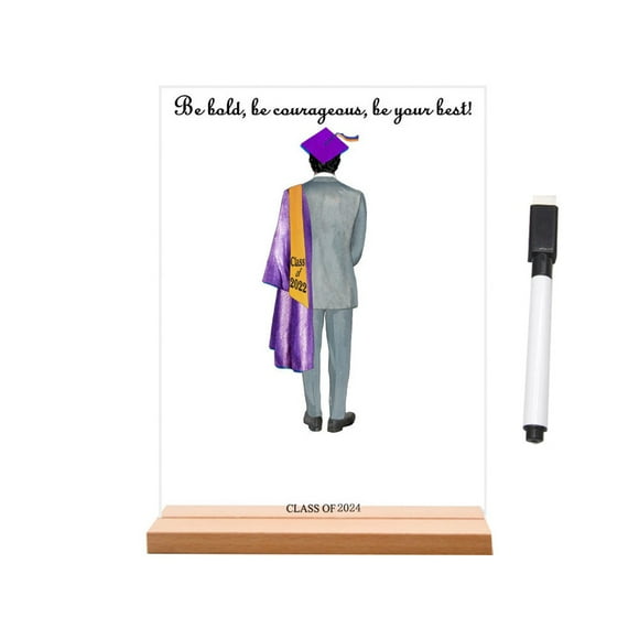 Placa Acrilica Personalizada Para Graduacióngraduation Gifts 2025 Personalized Graduation Gifts For Her Him Erasable DIY Transparent Desktop Decoration Ornaments