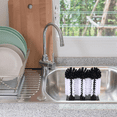 thumbnail image 5 of 2 Pack Water Bottle Cleaning Brush Two Size with Suction Base Glass Cup Washer 3 Head Bristle Brush for Bar Beer Cup,1set * cup washer for sink, 5 of 7