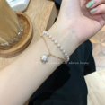 thumbnail image 3 of Mode Femmes Double Couche Bracelet Perle Accessoires de Mode, 3 of 3