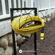 HydroTech FlatJacket 5/8 x 100ft Flexible Garden Hose– Kink-Free, Lightweight, Burst-Proof