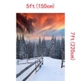 thumbnail image 2 of Fondo de fotografía de Estudio ABPHQTO Árbol de Nieve Cielo Rojo 150x220cm, 2 of 2