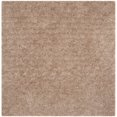 thumbnail image 1 of Safavieh Popcorn Shag Collection SG267B Handmade Beige Polyester Square Area Rug (6' Square), 1 of 2