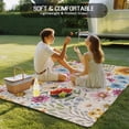 thumbnail image 4 of Sunflower Vintage Outdoor Rug for Patio/Deck/Porch, Non-Slip Large Area Rug 3 x 5 Ft, Colorful Flowers Summer Botanical Retro Art Indoor Outdoor Rugs Washable Area Rugs, Camping Rug Carpet Runner, 4 of 8