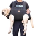 thumbnail image 2 of BeesClover Dog Lift Harness Backpack Carrier for Medium and Large Dog with Handle, Neck Pad, Reflective Webbing, Breathable Mesh Rehabilitation Carrier for Old Joint Injuries, 2 of 8