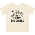 thumbnail image 3 of Inktastic My Best Friend is My Big Sister with Hearts Boys or Girls Baby T-Shirt, 3 of 5